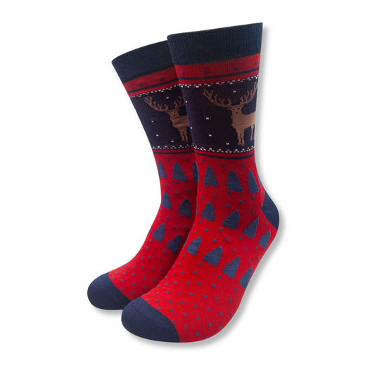 Christmas Bamboo Socks for Men - Tangledroots.shop