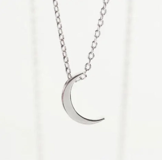 Crescent Moon Necklace - Tangledroots.shop