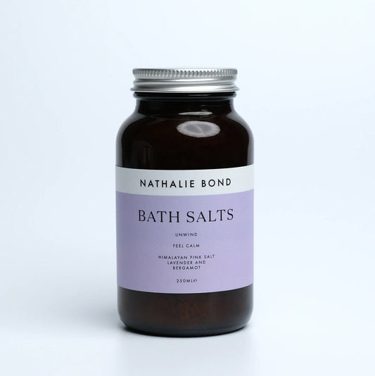 Natural Lavender Bath Salts (250ml) - Tangledroots.shop