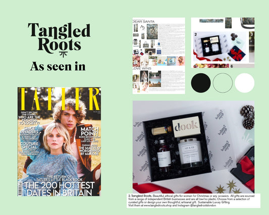 Tatler Magazine Feature - Tangledroots.shop