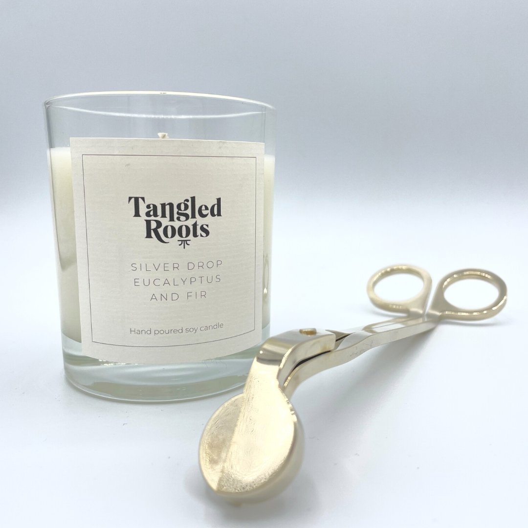 Christmas scented candle - perfect Christmas gift for him or her from Tangled Roots 