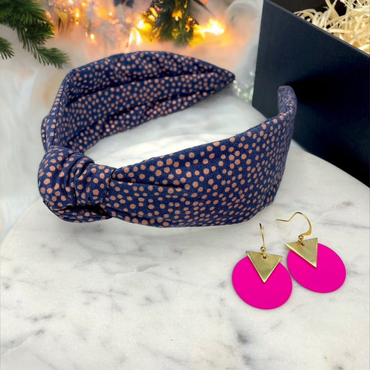 Vikki Christmas Gift for Her - Headband and Earring Gift Set - Tangledroots.shop